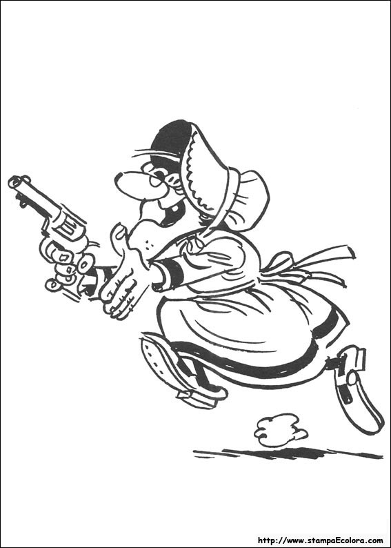 Disegni Lucky Luke